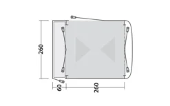 Outwell Milestone Shade Busvorzelt -Outwell 251991 1783389