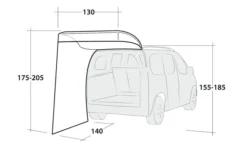 Outwell Seitenwand Upcrest 7 Outwell Seitenwand Upcrest -Outwell 670527 4588809