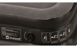 Outwell Excellet Luftmatratze Single 200 X 80 Cm Schwarz/grau