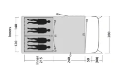 Outwell Greenwood 4 Tunnelzelt -Outwell 748523 5009078